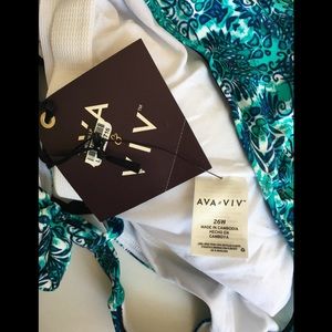 Ava & Viv Swim - NWT Ava Viv Takini. 26W. Brand New with Tag Ava & Viv Swim - NWT Ava Viv Takini. 26W. Brand New with Tag